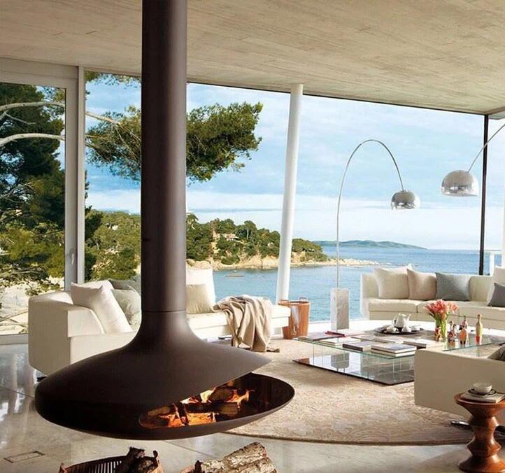Suspended Fireplace Suspended Fireplace