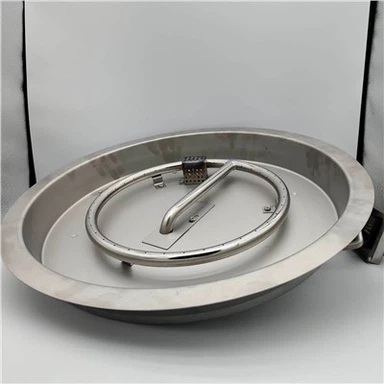 Kuali 19 Inch Fire Pit Drop-In Dengan Penunu