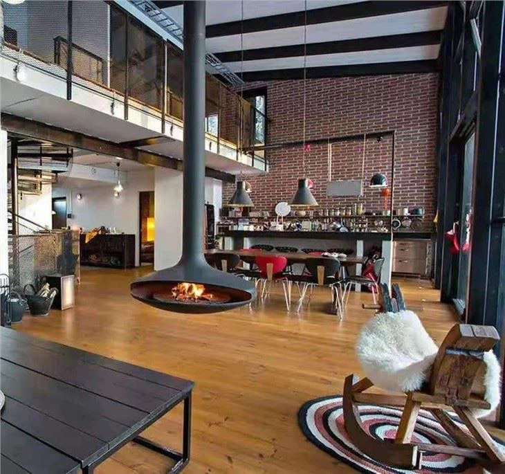 Wood Fireplace Hanged Wood Stove