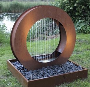 Water Feature Rusty Art