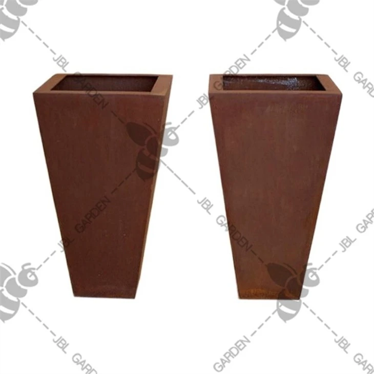 Black Steel Planter Box
