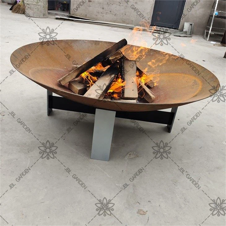 Corten Steel Art Fire Pit
