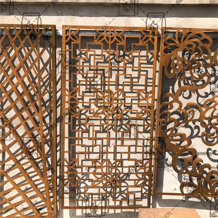 Lace Corten Steel Screen