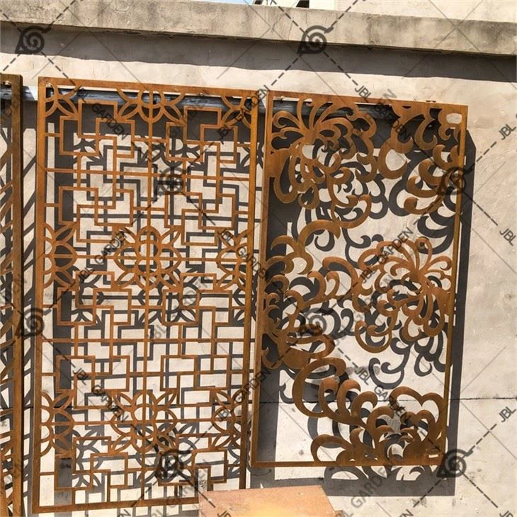 Outdoor Laser Cut Metal Privacy Screen
