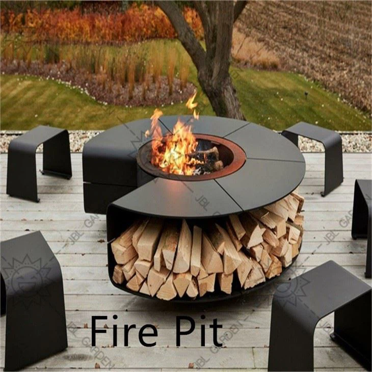 Patio Fireplace Table