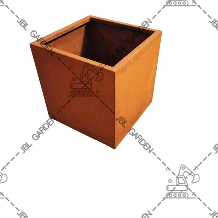 Silver Trough Planter