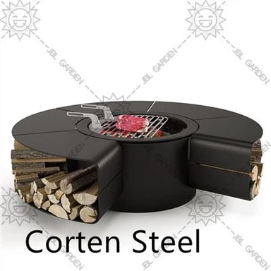 Perapian Corten