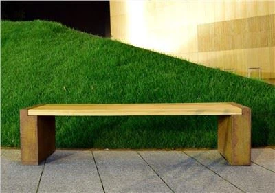 Bangku Keluli Corten