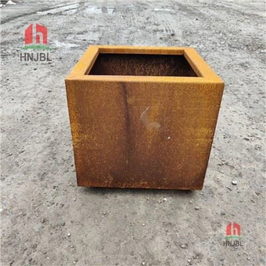 Kotak Penanam Keluli Corten