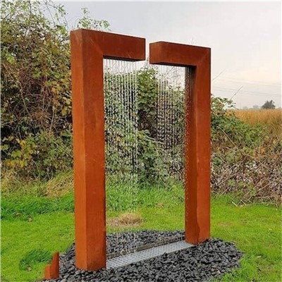Corten Waterfall Integratd