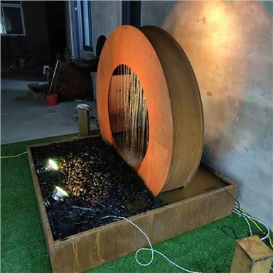 Keluli Corten Fountain