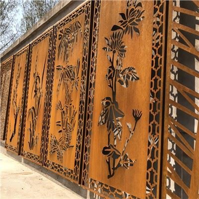 Partisi Luaran Hiasan Panel Taman