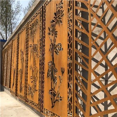 Skrin Hiasan Taman Logam