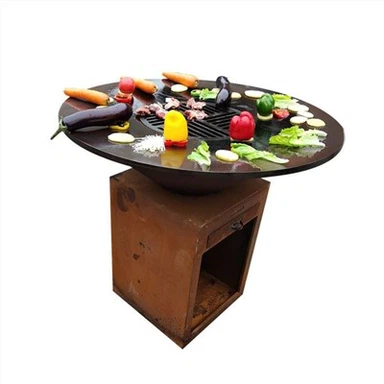 Barbeku Keluli Corten Moden Baharu