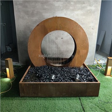 Keluli Corten Meja Air Persegi