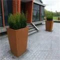Square Metal Plant Flowerpot
