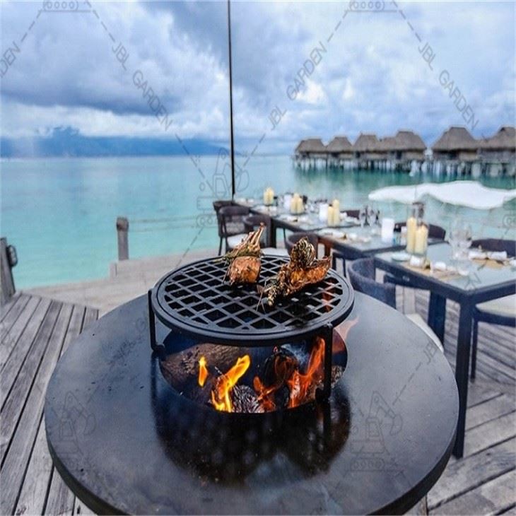 Steel Log Fire Pit