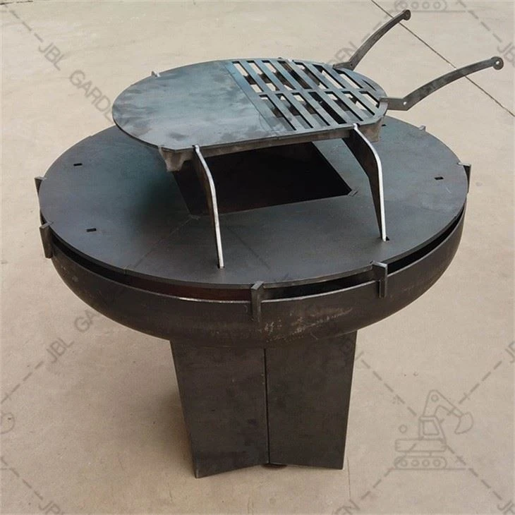 Steel Log Fire Pit
