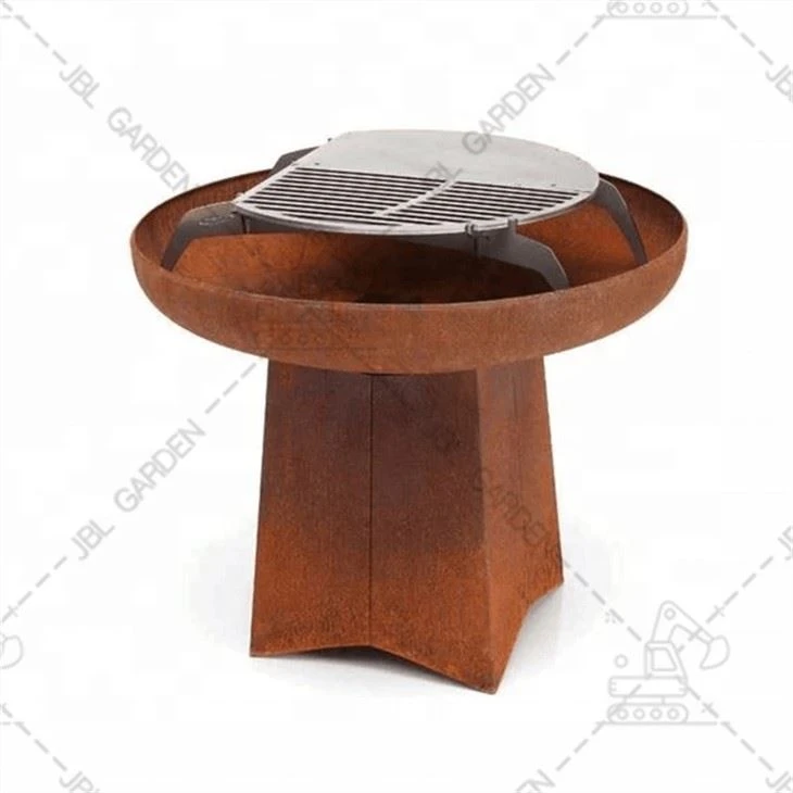 Steel Log Fire Pit
