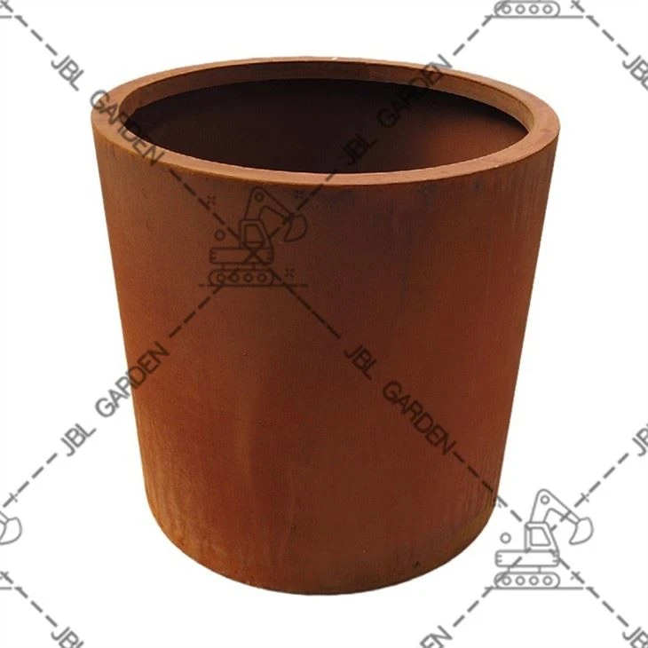 Penanam Kotak Panjang Keluli Corten Veradek Metallic Series