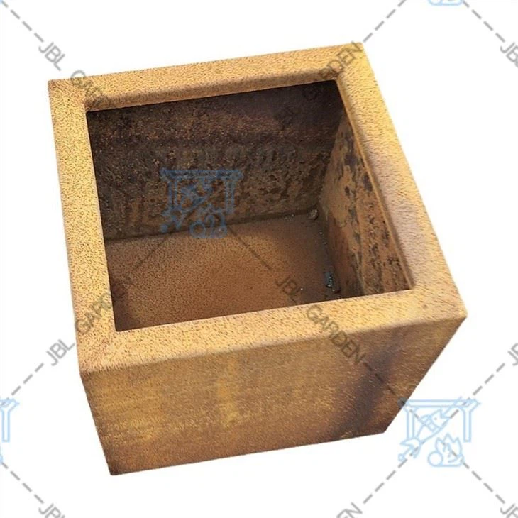 Veradek Metallic Series Corten Steel Span Planter