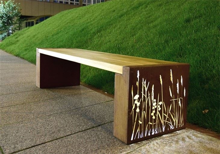 Corten Bench