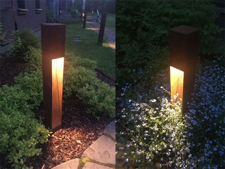 Kawasan Tempat Duduk Luaran Lampu Bollard