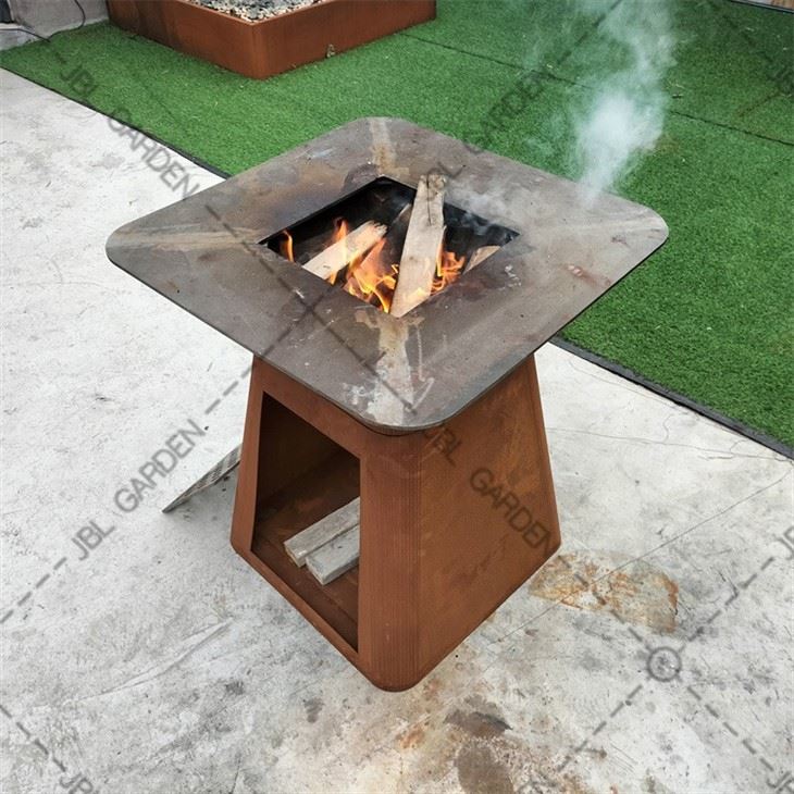 Bbq Rusty Corten Steel Fire Pits