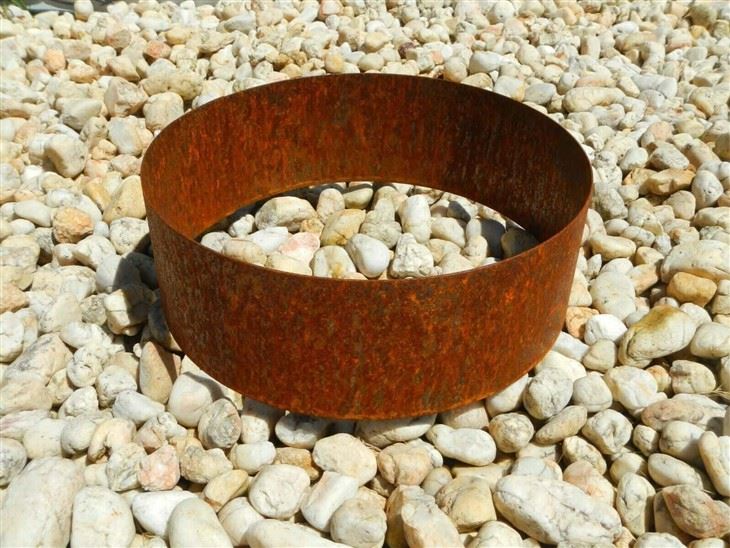 Corten Raised Round Open Bottom Planter price