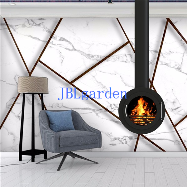 Modern Villa Roof Ceiling Wood Fireplace