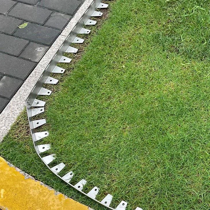 Pemisah Batu Rumput Keluli Tahan Karat Luaran