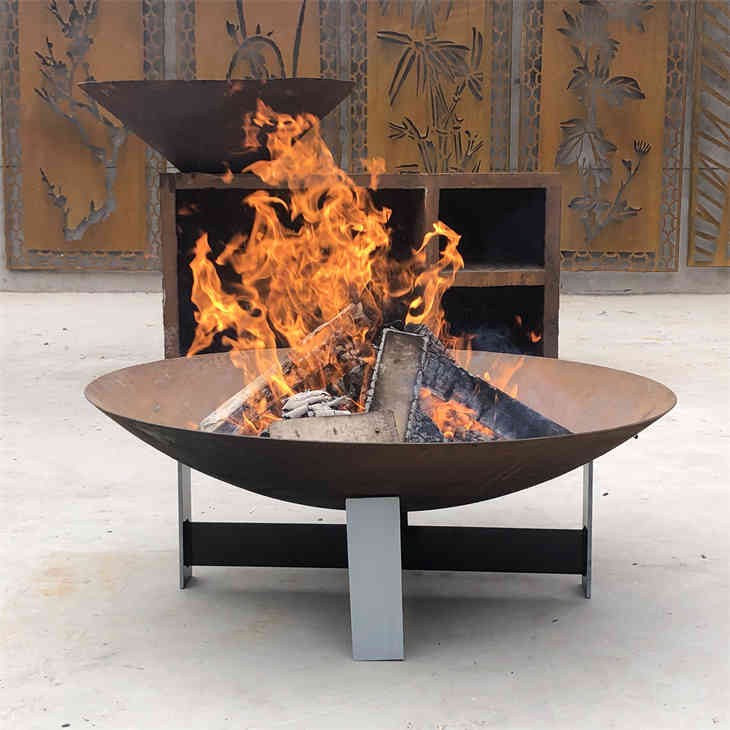 Firepit Mangkuk Api Keluli Luaran