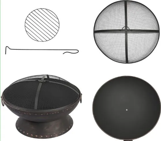 Terrace Barbecue Circular Fire Pit