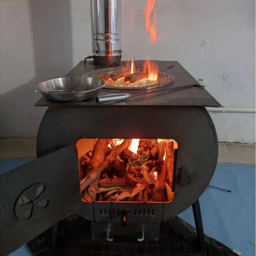 Dapur Kayu Api Isi Rumah Berkapasiti Besar Luar Bandar